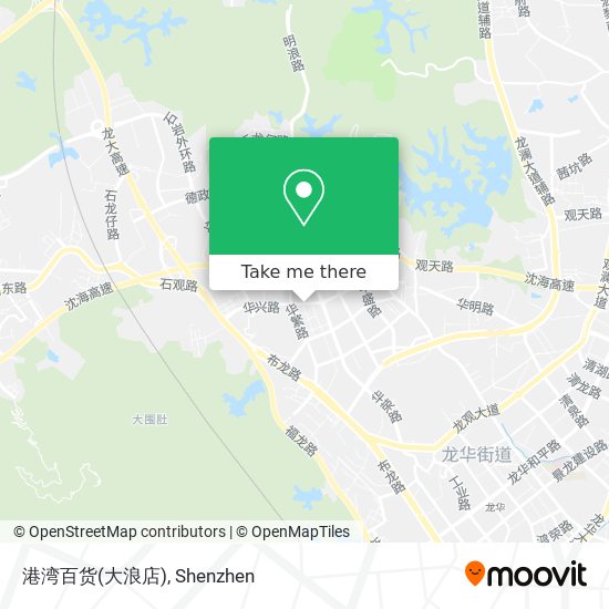 港湾百货(大浪店) map