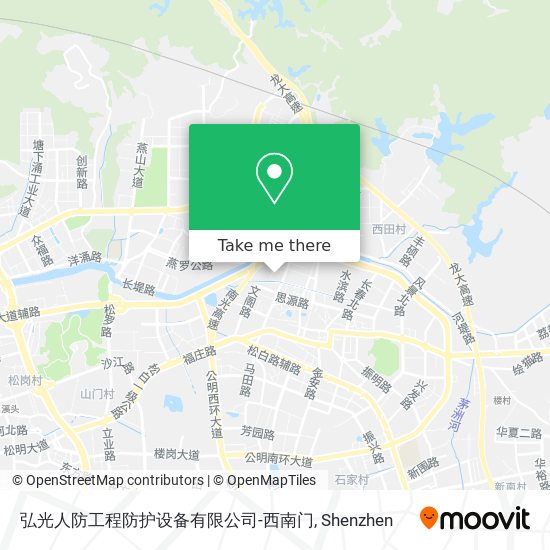 弘光人防工程防护设备有限公司-西南门 map