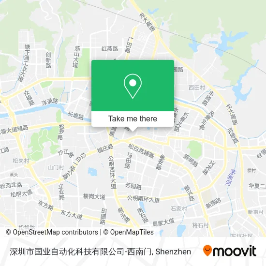 深圳市国业自动化科技有限公司-西南门 map