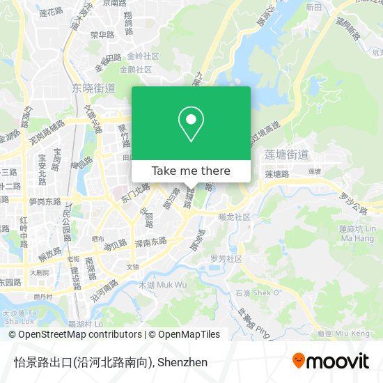 怡景路出口(沿河北路南向) map