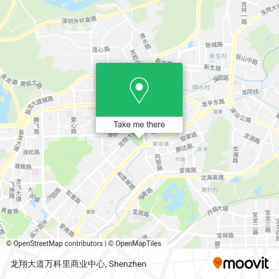 龙翔大道万科里商业中心 map