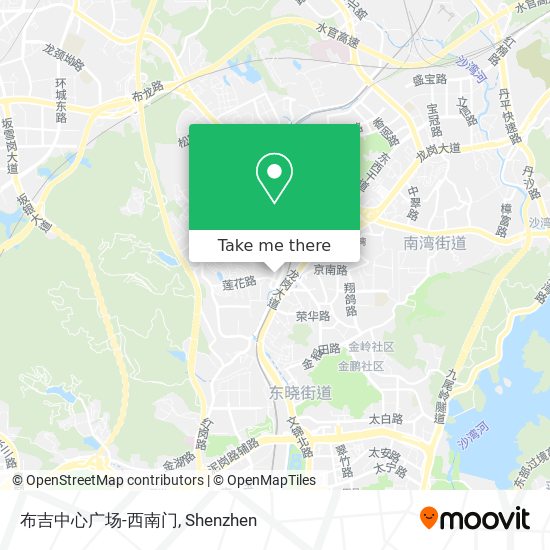 布吉中心广场-西南门 map