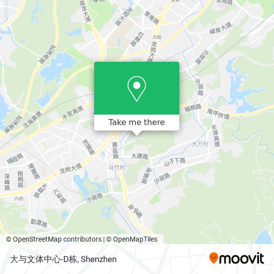 大与文体中心-D栋 map