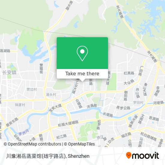 川豫湘岳蒸菜馆(雄宇路店) map