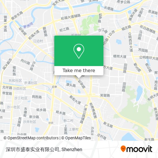 深圳市盛泰实业有限公司 map