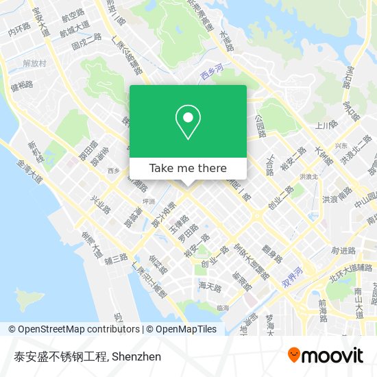 泰安盛不锈钢工程 map