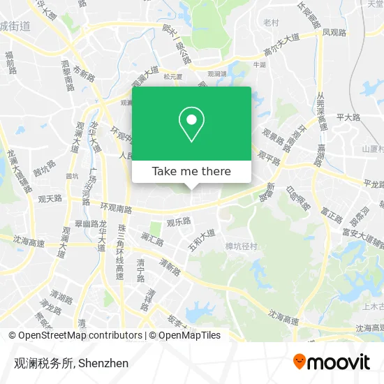观澜税务所 map