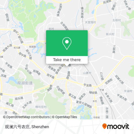 观澜六号农庄 map