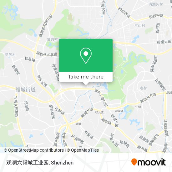 观澜六韬城工业园 map
