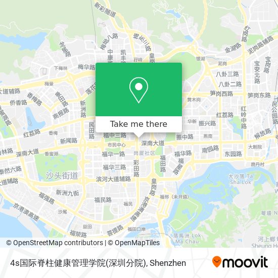 4s国际脊柱健康管理学院(深圳分院) map