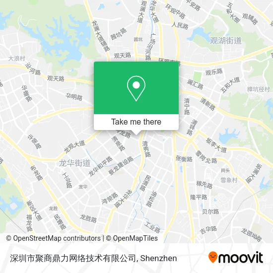 深圳市聚商鼎力网络技术有限公司 map