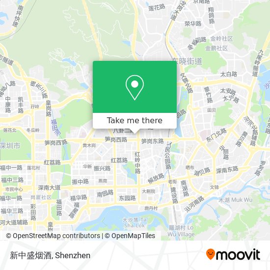 新中盛烟酒 map