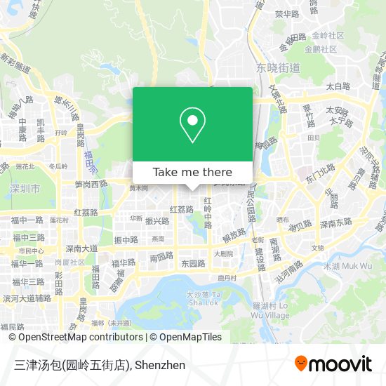 三津汤包(园岭五街店) map
