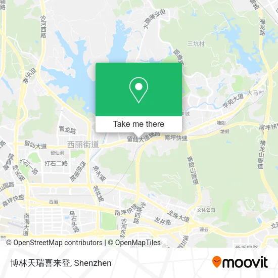 博林天瑞喜来登 map