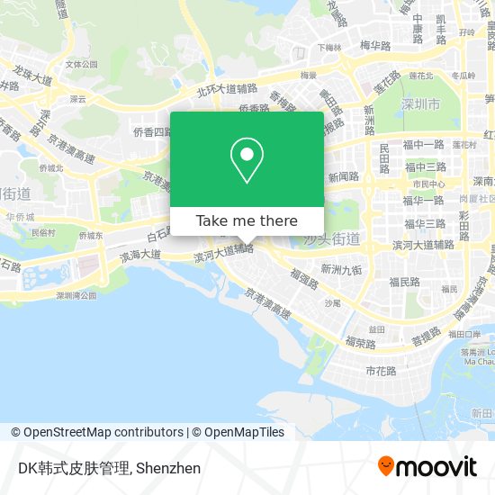 DK韩式皮肤管理 map