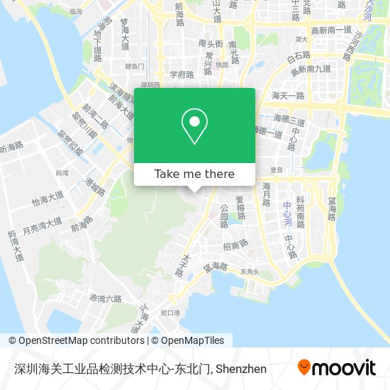 深圳海关工业品检测技术中心-东北门 map