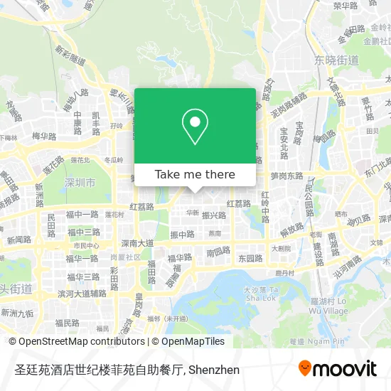 圣廷苑酒店世纪楼菲苑自助餐厅 map
