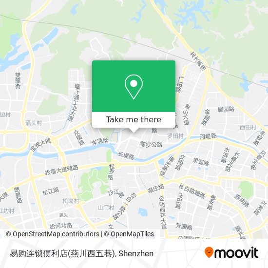 易购连锁便利店(燕川西五巷) map