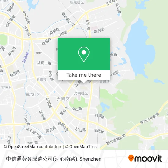 中信通劳务派遣公司(河心南路) map