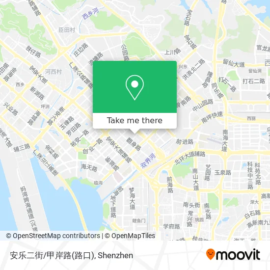 安乐二街/甲岸路(路口) map