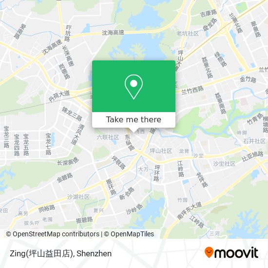 Zing(坪山益田店) map