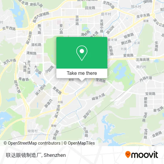 联达眼镜制造厂 map