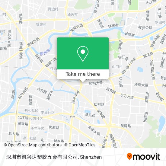 深圳市凯兴达塑胶五金有限公司 map