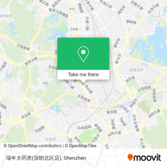 瑞年大药房(深朗北区店) map
