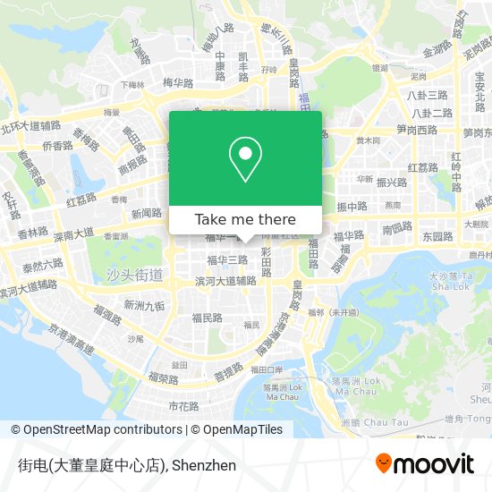 街电(大董皇庭中心店) map