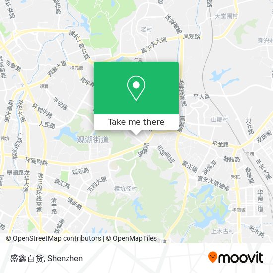 盛鑫百货 map