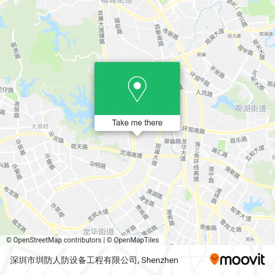 深圳市圳防人防设备工程有限公司 map