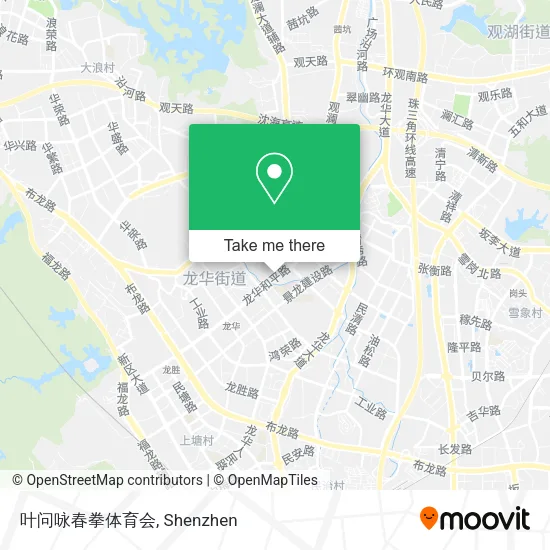 叶问咏春拳体育会 map
