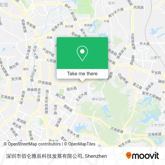 深圳市佰仑雅辰科技发展有限公司 map