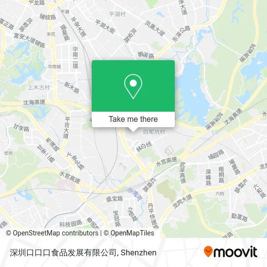 深圳口口口食品发展有限公司 map
