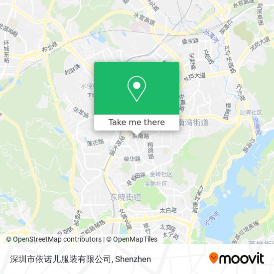 深圳市依诺儿服装有限公司 map