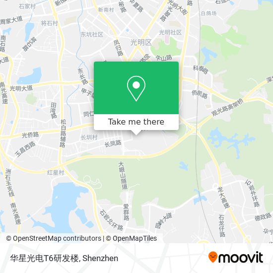 华星光电T6研发楼 map