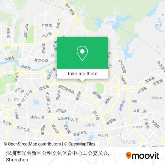 深圳市光明新区公明文化体育中心工会委员会 map