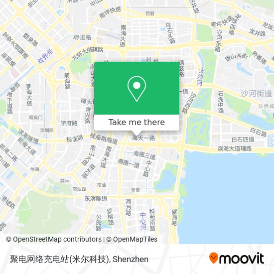 聚电网络充电站(米尔科技) map