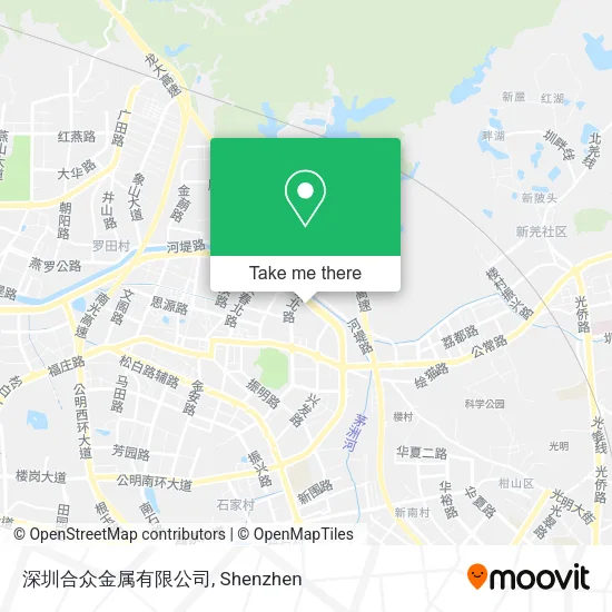 深圳合众金属有限公司 map