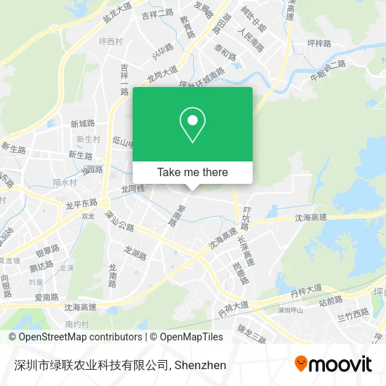 深圳市绿联农业科技有限公司 map