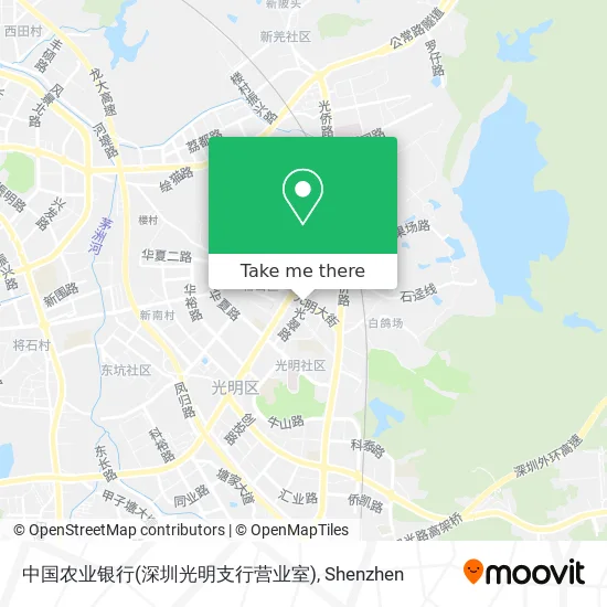 中国农业银行(深圳光明支行营业室) map