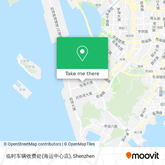 临时车辆收费处(海运中心店) map