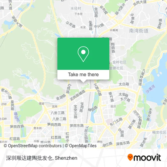 深圳顺达建陶批发仓 map