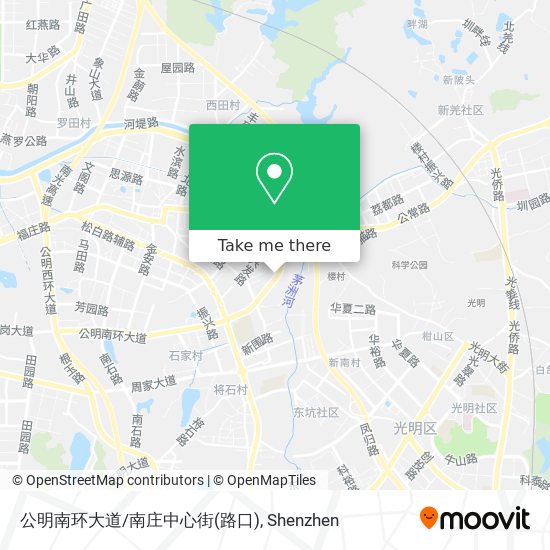 公明南环大道/南庄中心街(路口) map