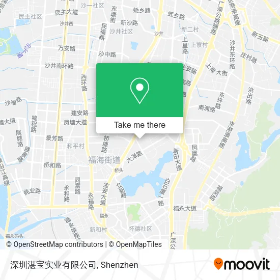 深圳湛宝实业有限公司 map