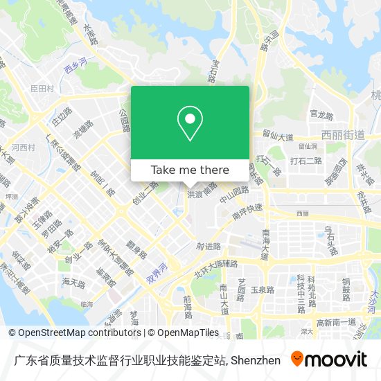 广东省质量技术监督行业职业技能鉴定站 map