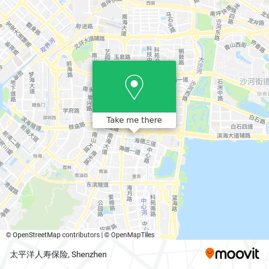 太平洋人寿保险 map