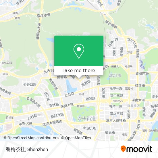 香梅茶社 map