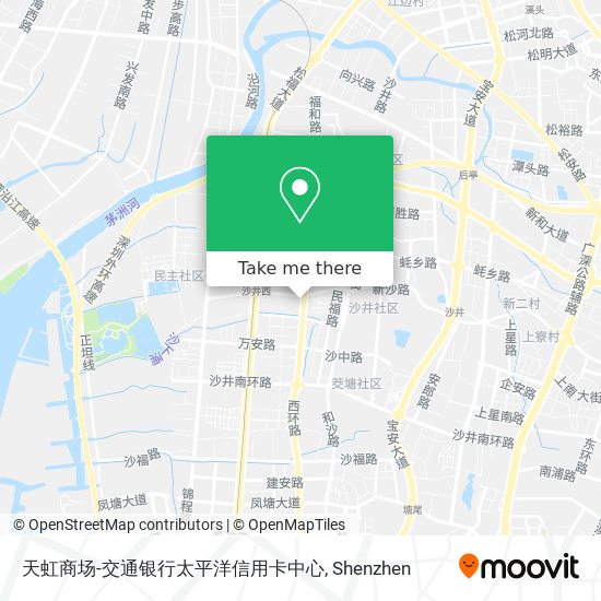 天虹商场-交通银行太平洋信用卡中心 map