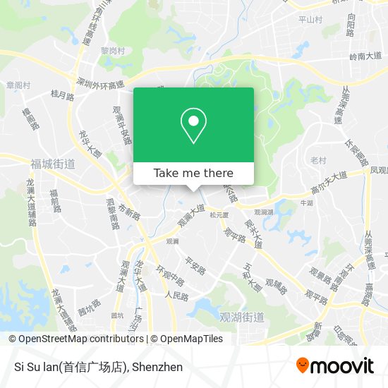 Si Su lan(首信广场店) map